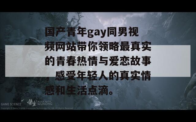 国产青年gay同男视频网站带你领略最真实的青春热情与爱恋故事，感受年轻人的真实情感和生活点滴。