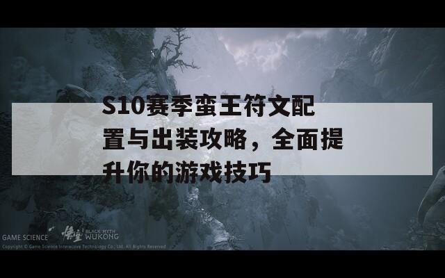 S10赛季蛮王符文配置与出装攻略，全面提升你的游戏技巧