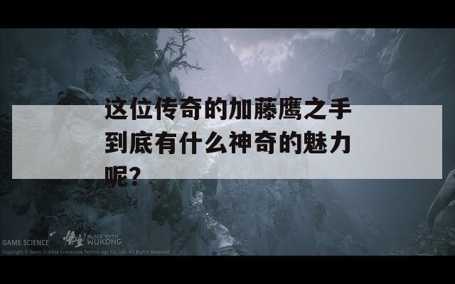 这位传奇的加藤鹰之手到底有什么神奇的魅力呢？