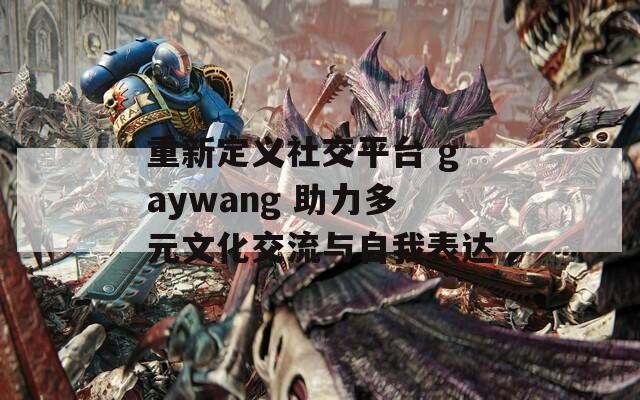 重新定义社交平台 gaywang 助力多元文化交流与自我表达