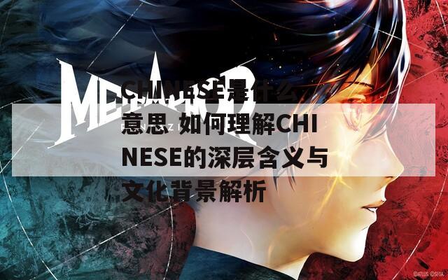 CHINESE是什么意思 如何理解CHINESE的深层含义与文化背景解析