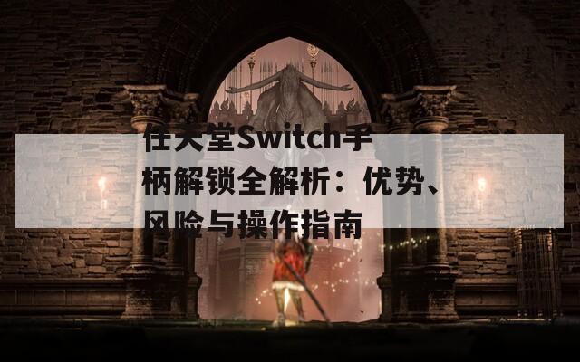 任天堂Switch手柄解锁全解析：优势、风险与操作指南