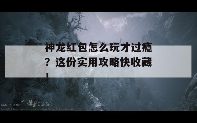 神龙红包怎么玩才过瘾？这份实用攻略快收藏！