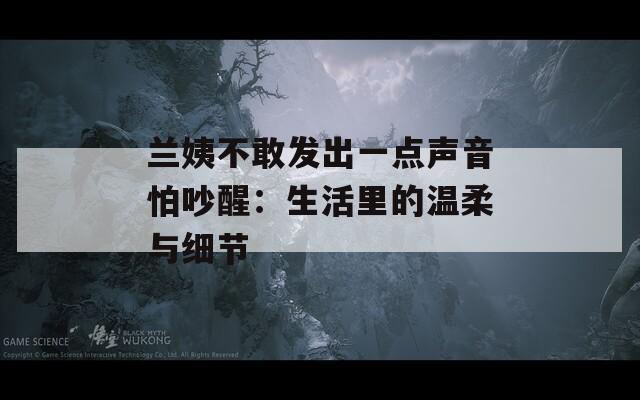 兰姨不敢发出一点声音怕吵醒：生活里的温柔与细节