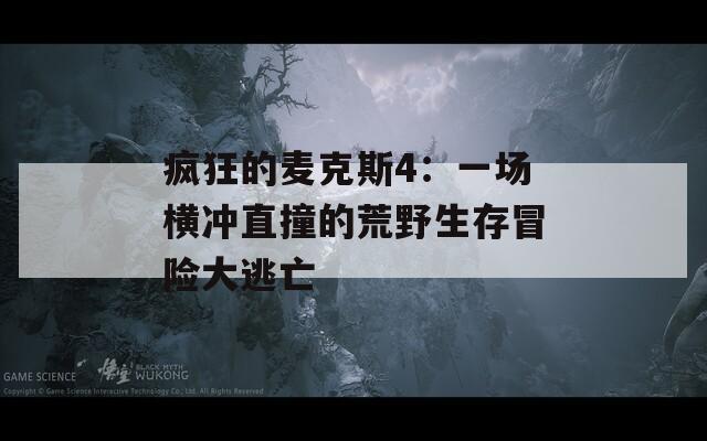 疯狂的麦克斯4：一场横冲直撞的荒野生存冒险大逃亡