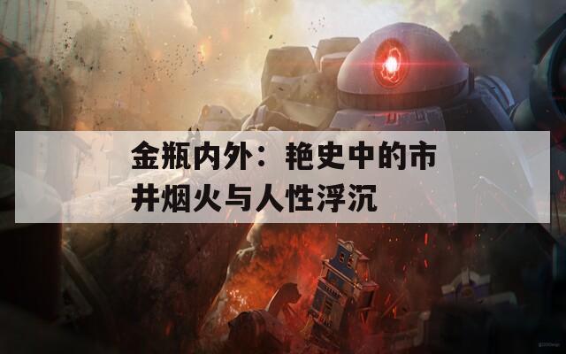 金瓶内外：艳史中的市井烟火与人性浮沉