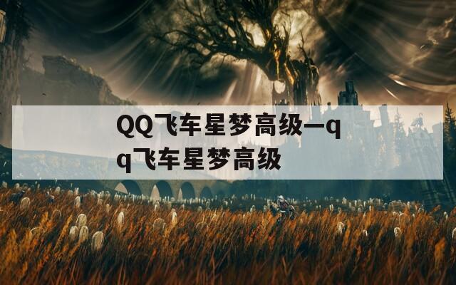QQ飞车星梦高级—qq飞车星梦高级