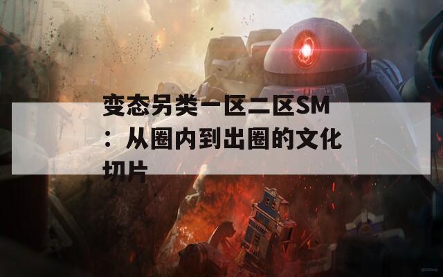 变态另类一区二区SM：从圈内到出圈的文化切片