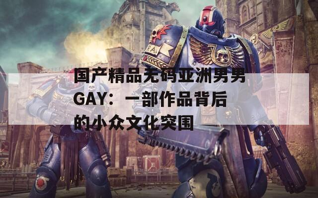 国产精品无码亚洲男男GAY：一部作品背后的小众文化突围