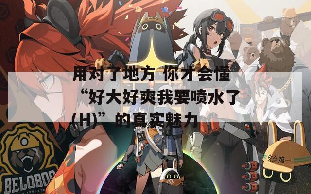 用对了地方 你才会懂“好大好爽我要喷水了(H)”的真实魅力