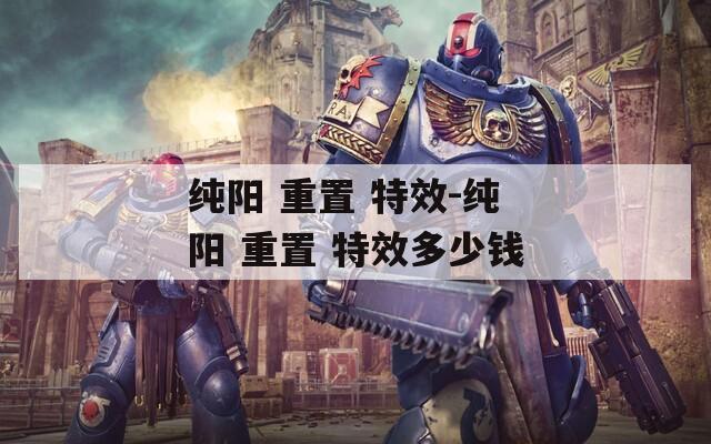 纯阳 重置 特效-纯阳 重置 特效多少钱