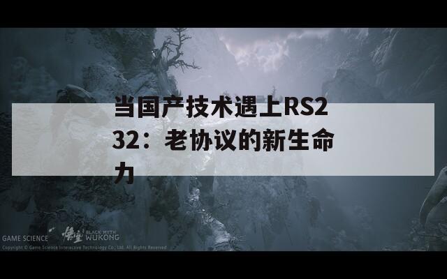 当国产技术遇上RS232：老协议的新生命力