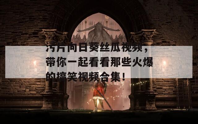 污片向日葵丝瓜视频，带你一起看看那些火爆的搞笑视频合集！