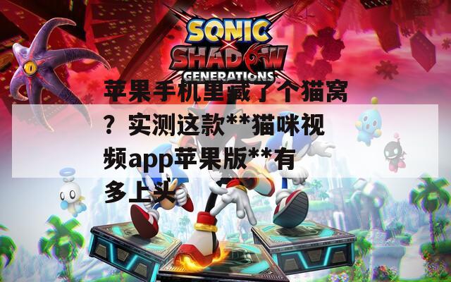 苹果手机里藏了个猫窝？实测这款**猫咪视频app苹果版**有多上头