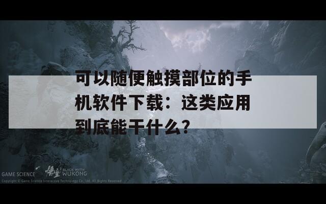 可以随便触摸部位的手机软件下载：这类应用到底能干什么？