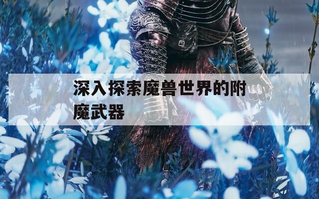 深入探索魔兽世界的附魔武器