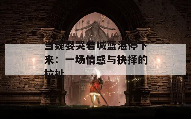 当魏婴哭着喊蓝湛停下来：一场情感与抉择的拉扯