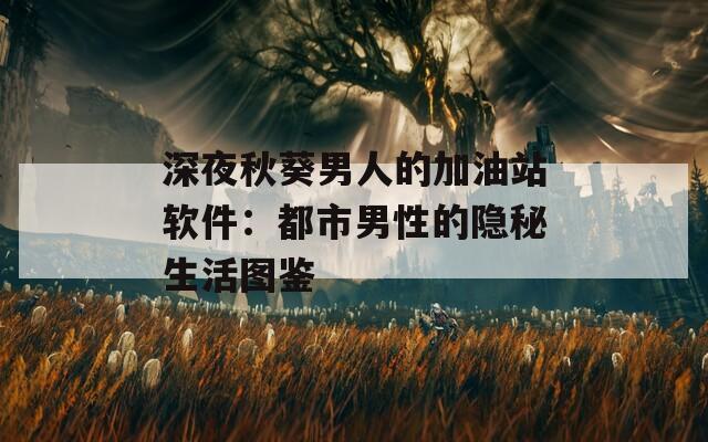 深夜秋葵男人的加油站软件：都市男性的隐秘生活图鉴