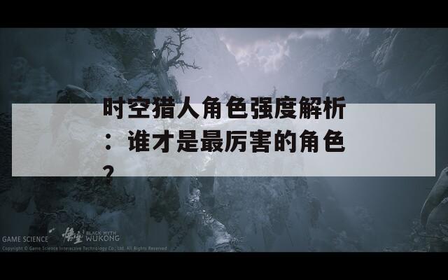 时空猎人角色强度解析：谁才是最厉害的角色？
