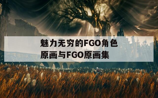 魅力无穷的FGO角色原画与FGO原画集