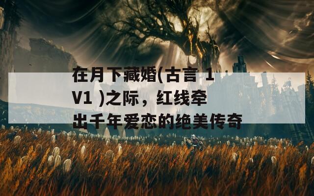 在月下藏婚(古言 1V1 )之际，红线牵出千年爱恋的绝美传奇