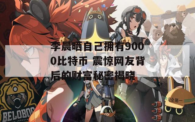 李晨晒自己拥有9000比特币 震惊网友背后的财富秘密揭晓