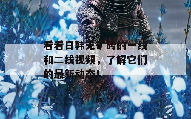 看看日韩无矿砖的一线和二线视频，了解它们的最新动态！