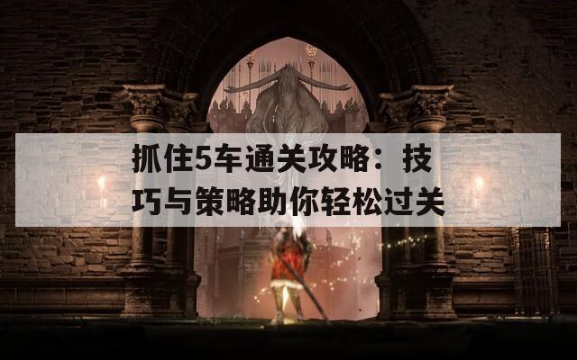 抓住5车通关攻略：技巧与策略助你轻松过关