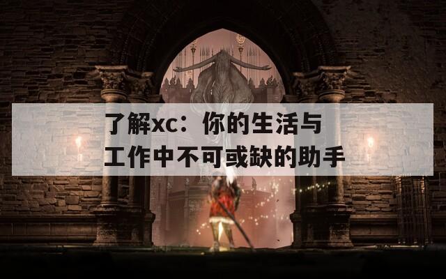 了解xc：你的生活与工作中不可或缺的助手