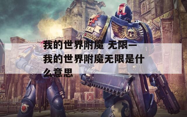我的世界附魔 无限—我的世界附魔无限是什么意思